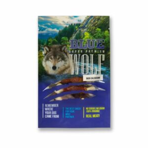 חטיף ברווז מלופף על עצם סידן – BLUE WOLF