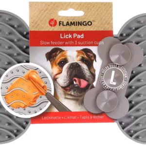 משטח ליקוק L אפור – Flamingo