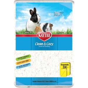 מצע נייר טבעי לבן 49.2 ל' – KAYTEE